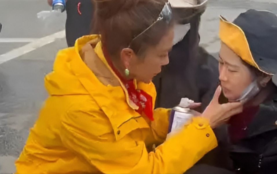 央视主持人朱迅景区英勇救人，传递正能量