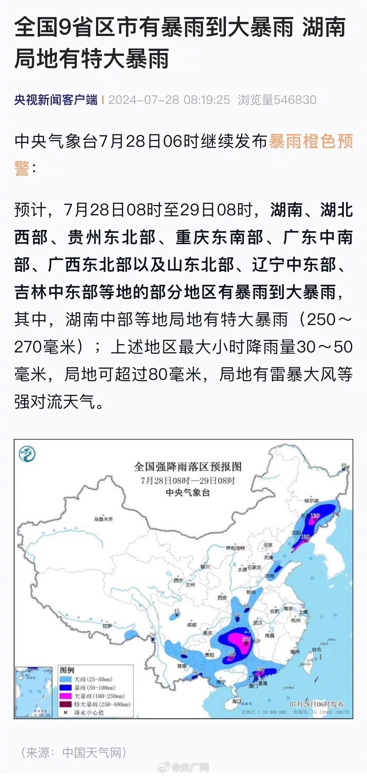 全国多地大暴雨，股票会涨吗？